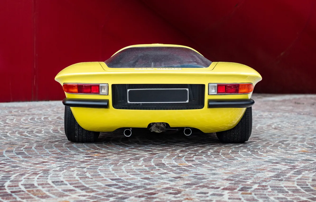 Photo wallpaper 1969, Alfa Romeo, rear, Pininfarina, Alfa Romeo 33/2 Coupe Speciale, Type 33