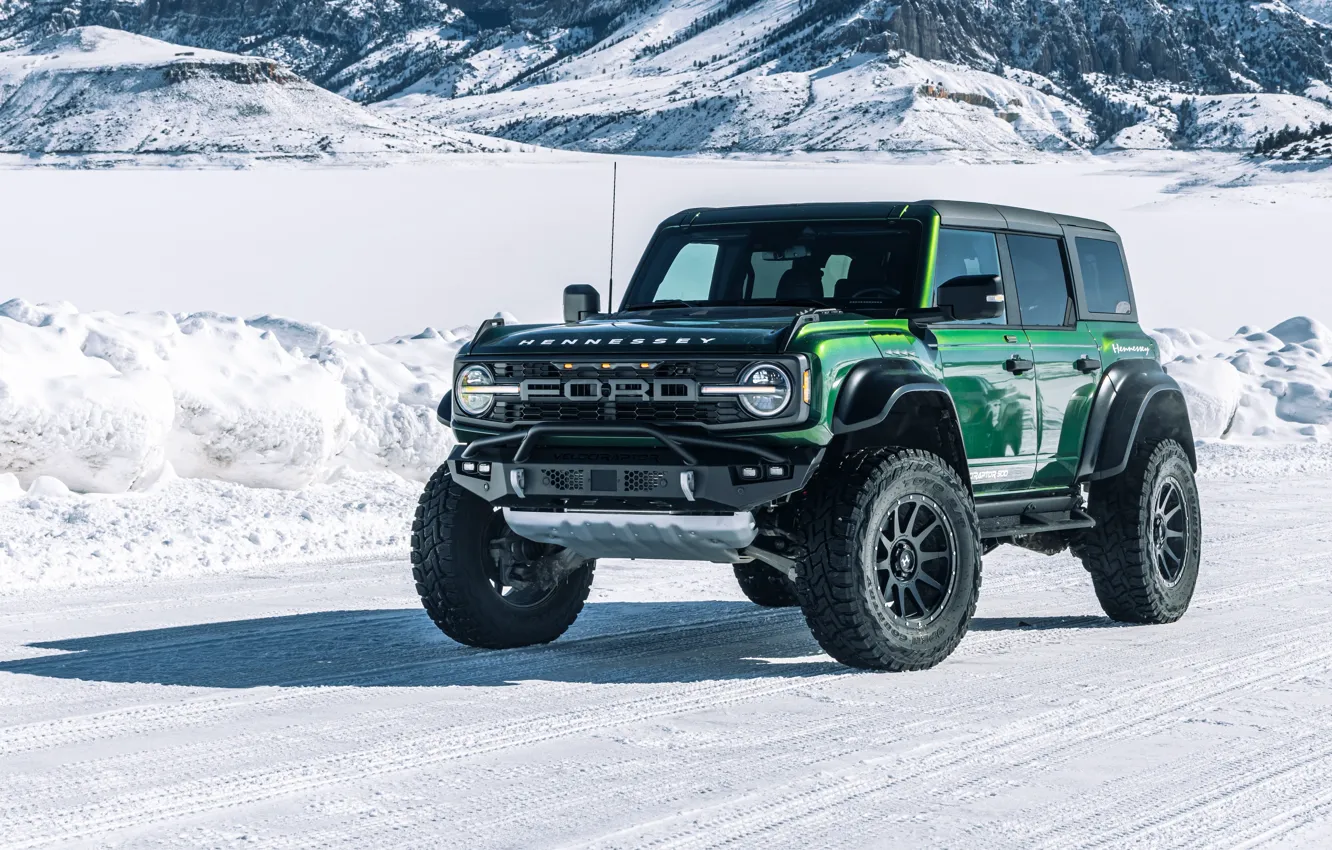 Photo wallpaper Ford, Ford, 500, Hennessey, Bronco, VelociRaptor, 2023, Hennessey VelociRaptor 500 Bronco