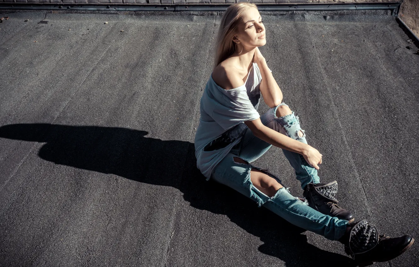 Photo wallpaper pose, model, Katja Kalugina, Andreas-Joachim Lins