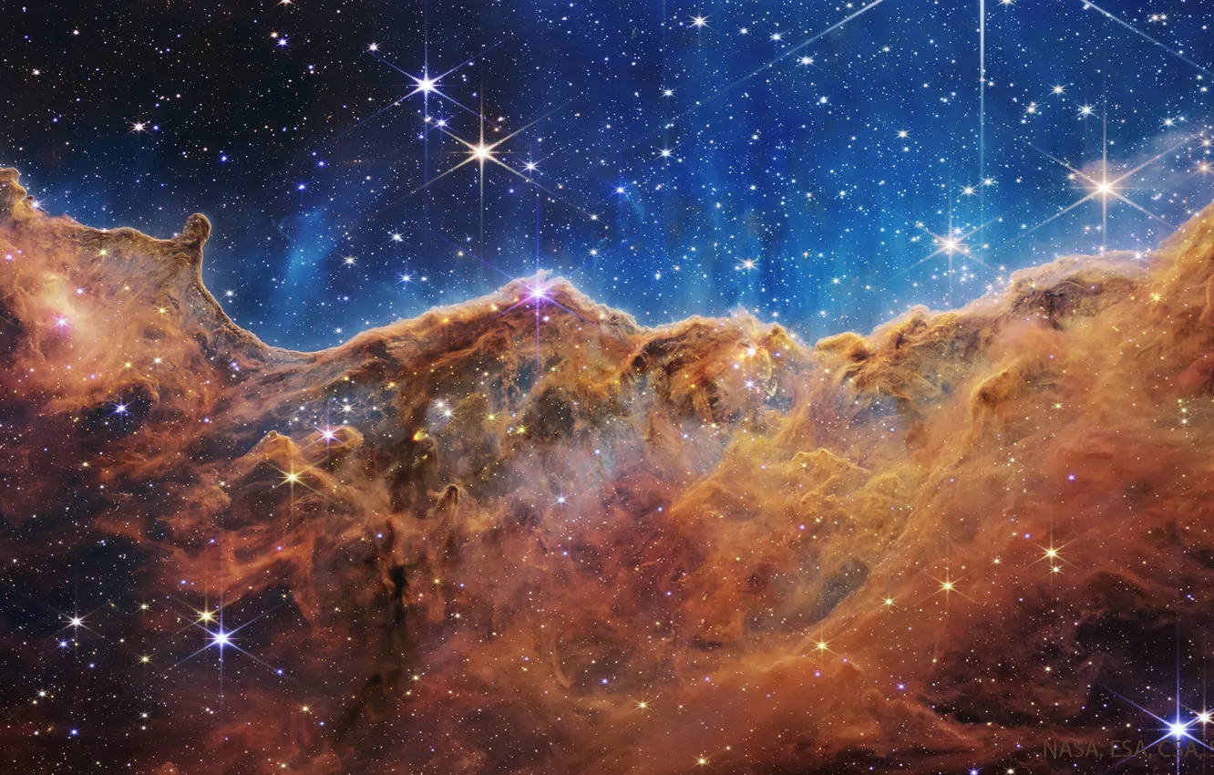 Photo wallpaper stars, nebula, nebula, stars, NGC 3324