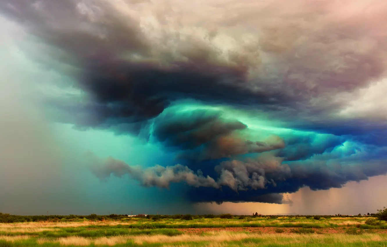 Photo wallpaper the sky, clouds, storm, AZ, USA