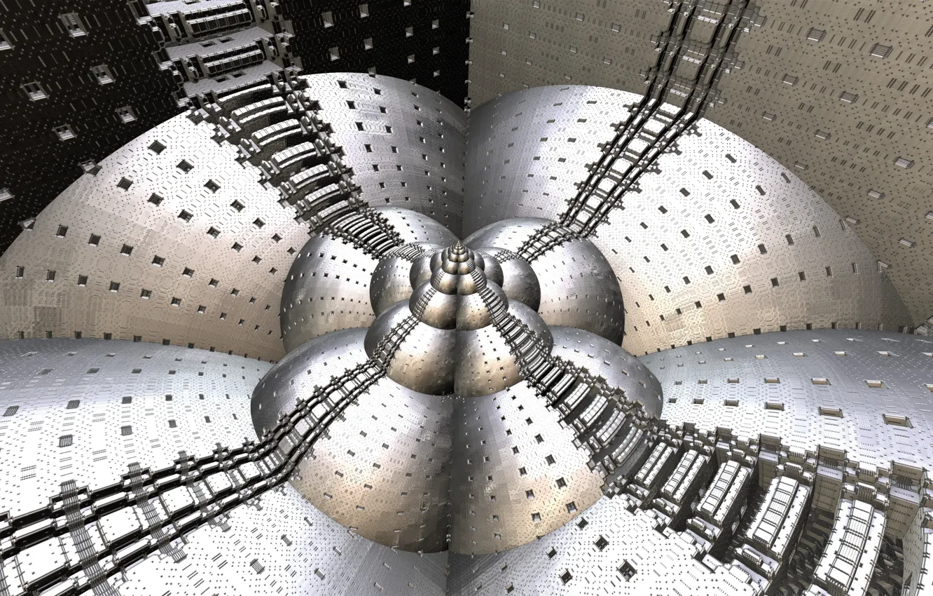 Photo wallpaper abstraction, metal, wallpapers