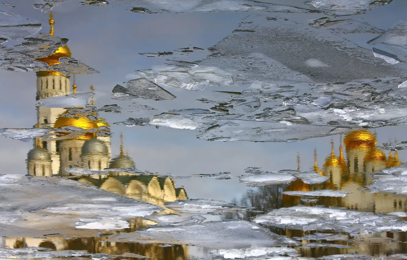 Photo wallpaper mood, street, Moscow