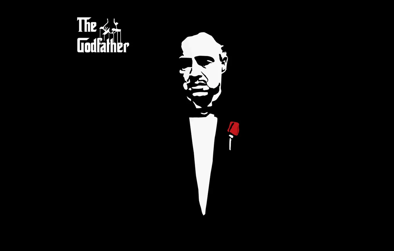 Photo wallpaper black, Godfather, The Godfather