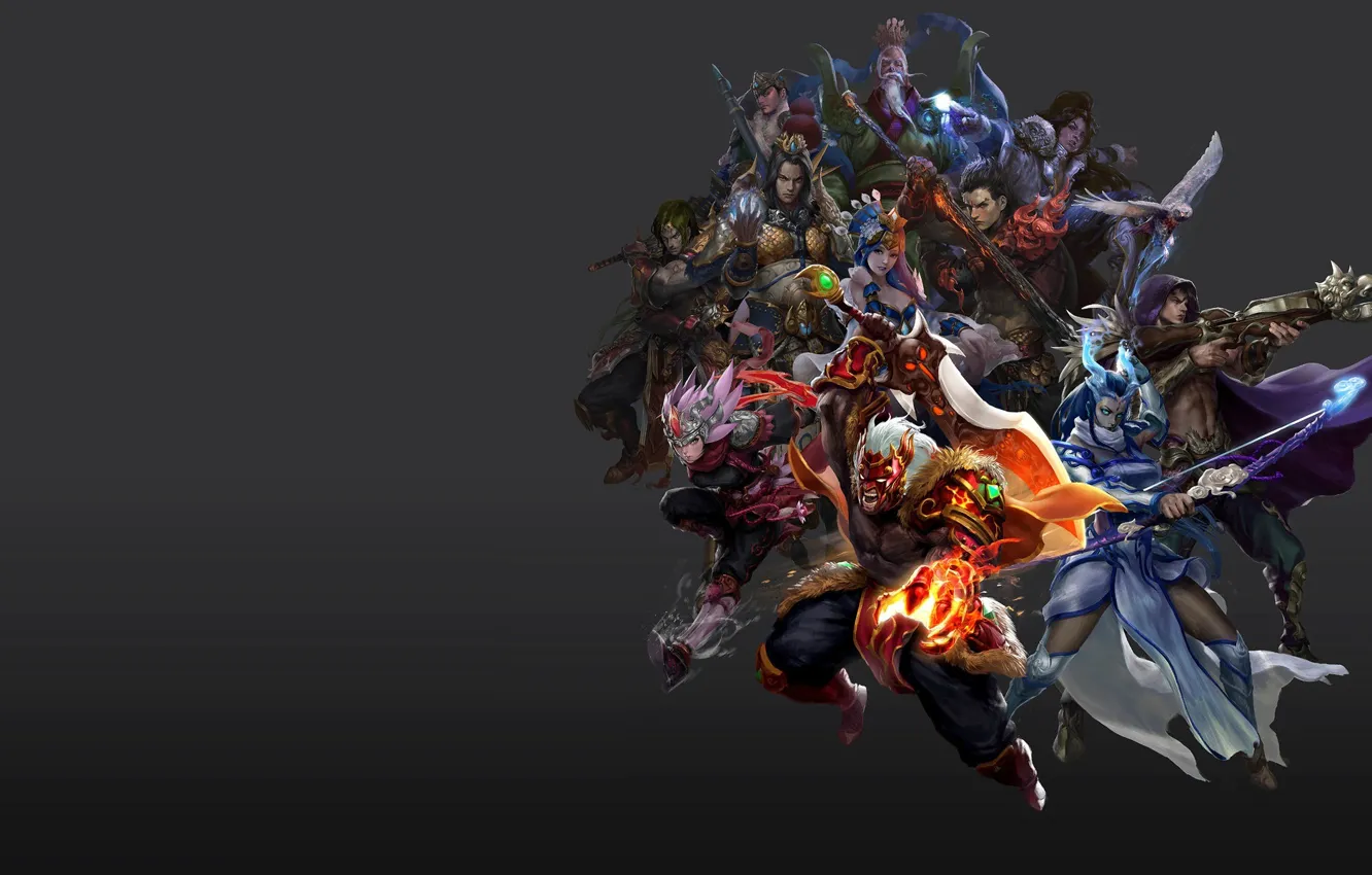 Photo wallpaper the game, art, China, characters