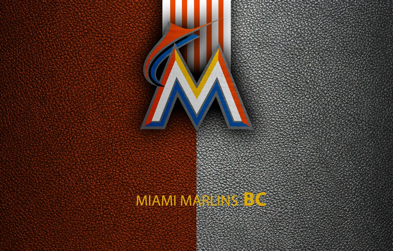 Photo wallpaper wallpaper, logo, Sport, baseball, Miami Marlins