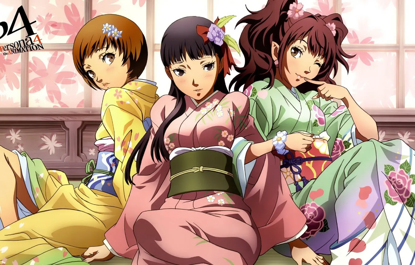 Photo wallpaper girls, the game, anime, art, Person 4, person