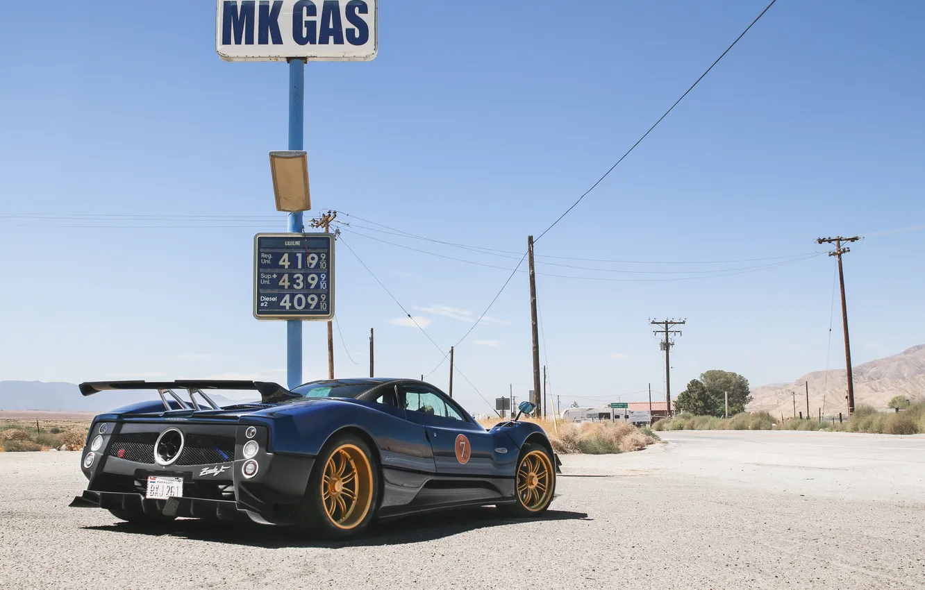 Photo wallpaper Supercar, car, Pagani, wallpaper, Zonda