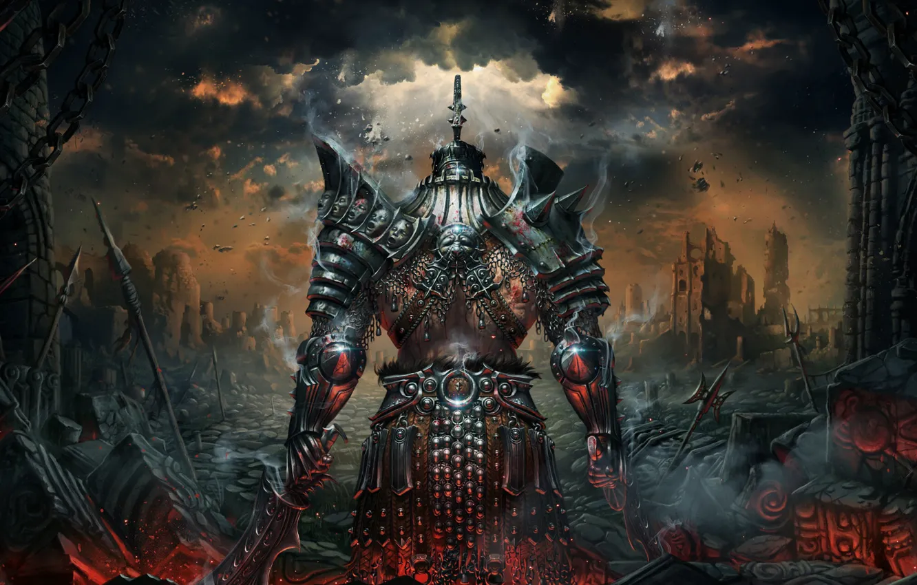 Photo wallpaper the game, warrior, art, art, Concept Art, Game Art, IRE, by KyuYong Eom