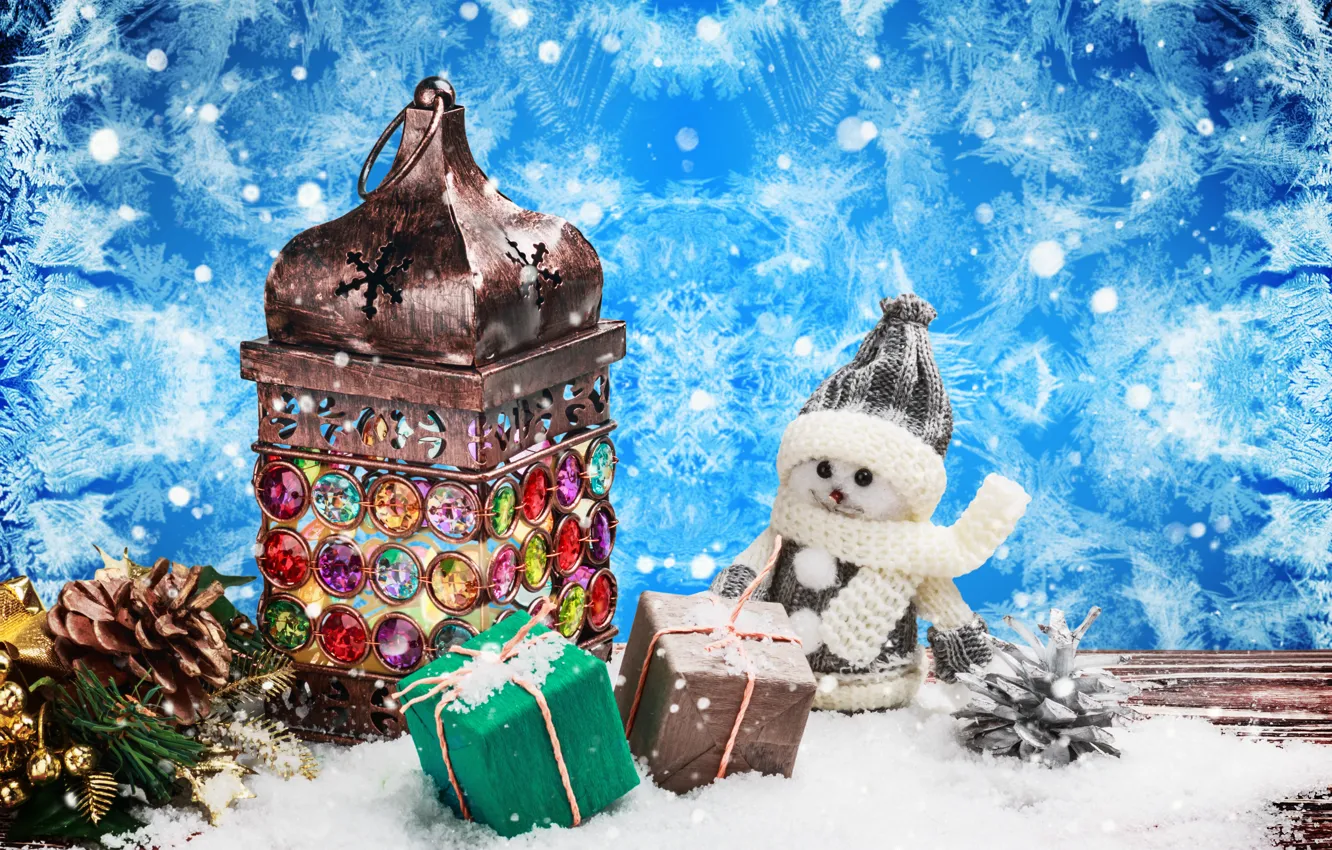 Photo wallpaper decoration, new year, Christmas, Christmas, Xmas, decoration, Merry