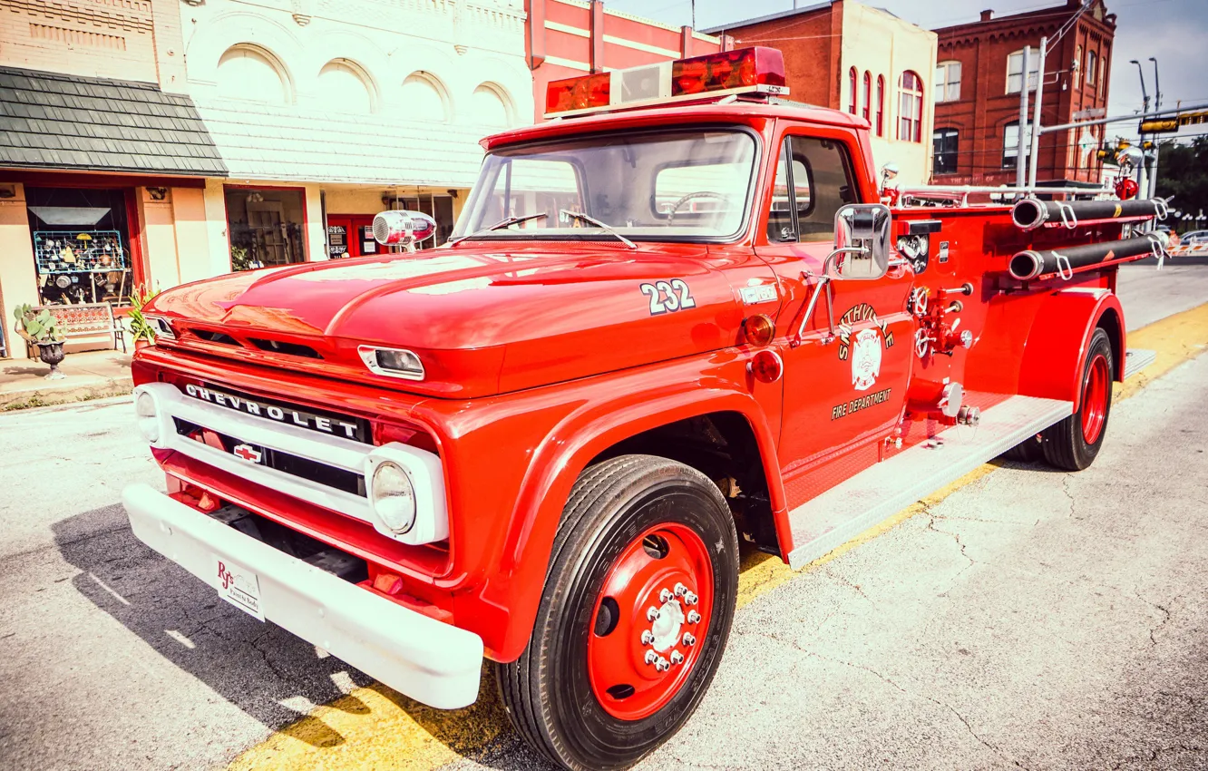 Photo wallpaper retro, Chevrolet, pickup