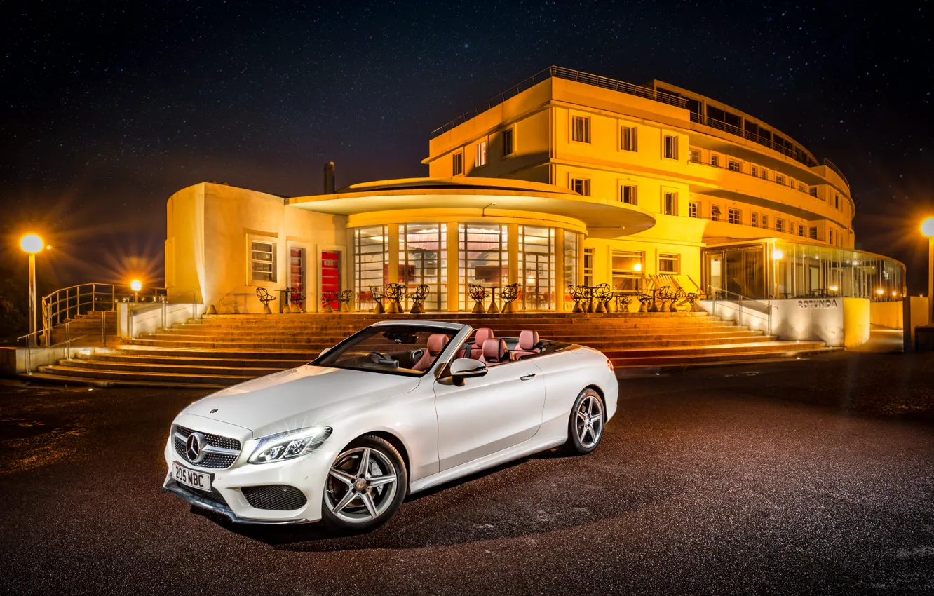 Photo wallpaper Mercedes-Benz, convertible, Mercedes, AMG, AMG, Cabriolet, C-Class, A205