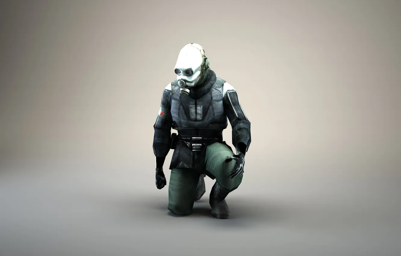 Photo wallpaper half life, soldiers of the Alliance, harvester