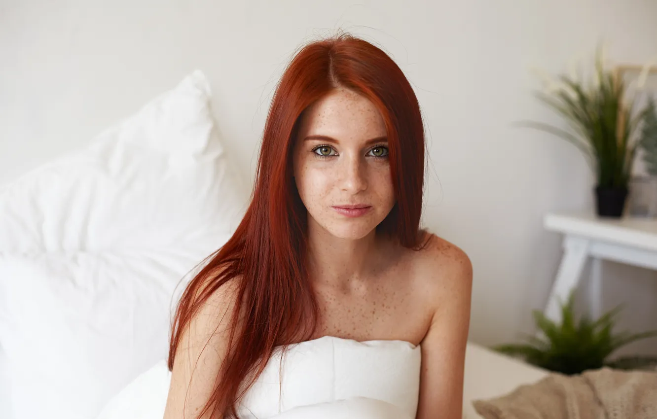 Photo wallpaper young, gorgeous, female, Red haired, caucasian