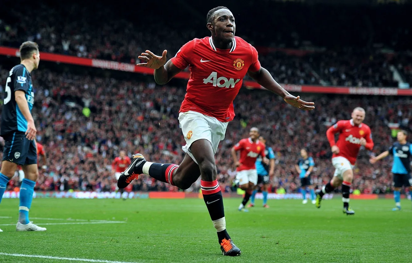 Photo wallpaper football, Arsenal, Manchester United, Player