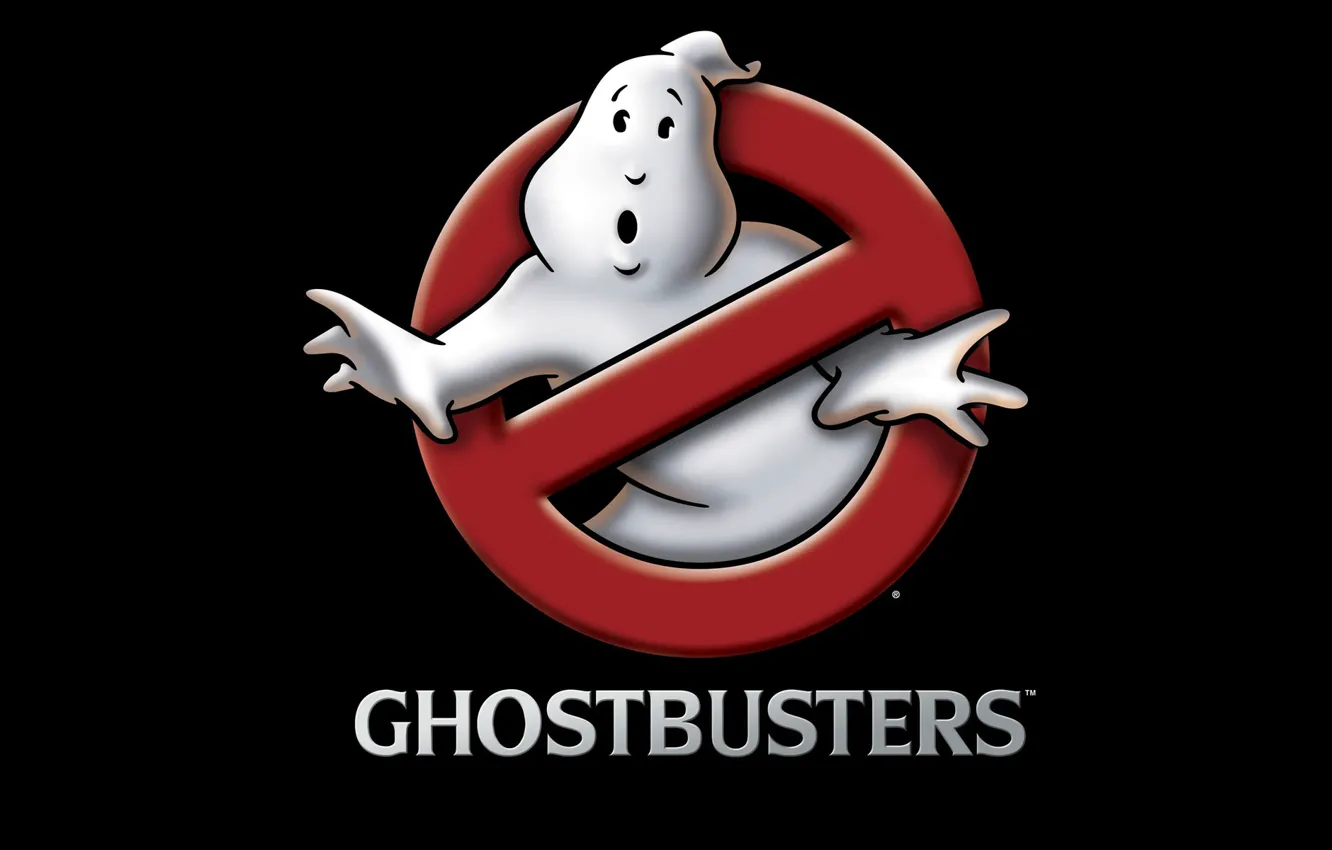 Photo wallpaper logo, ghostbusters, Ghostbusters