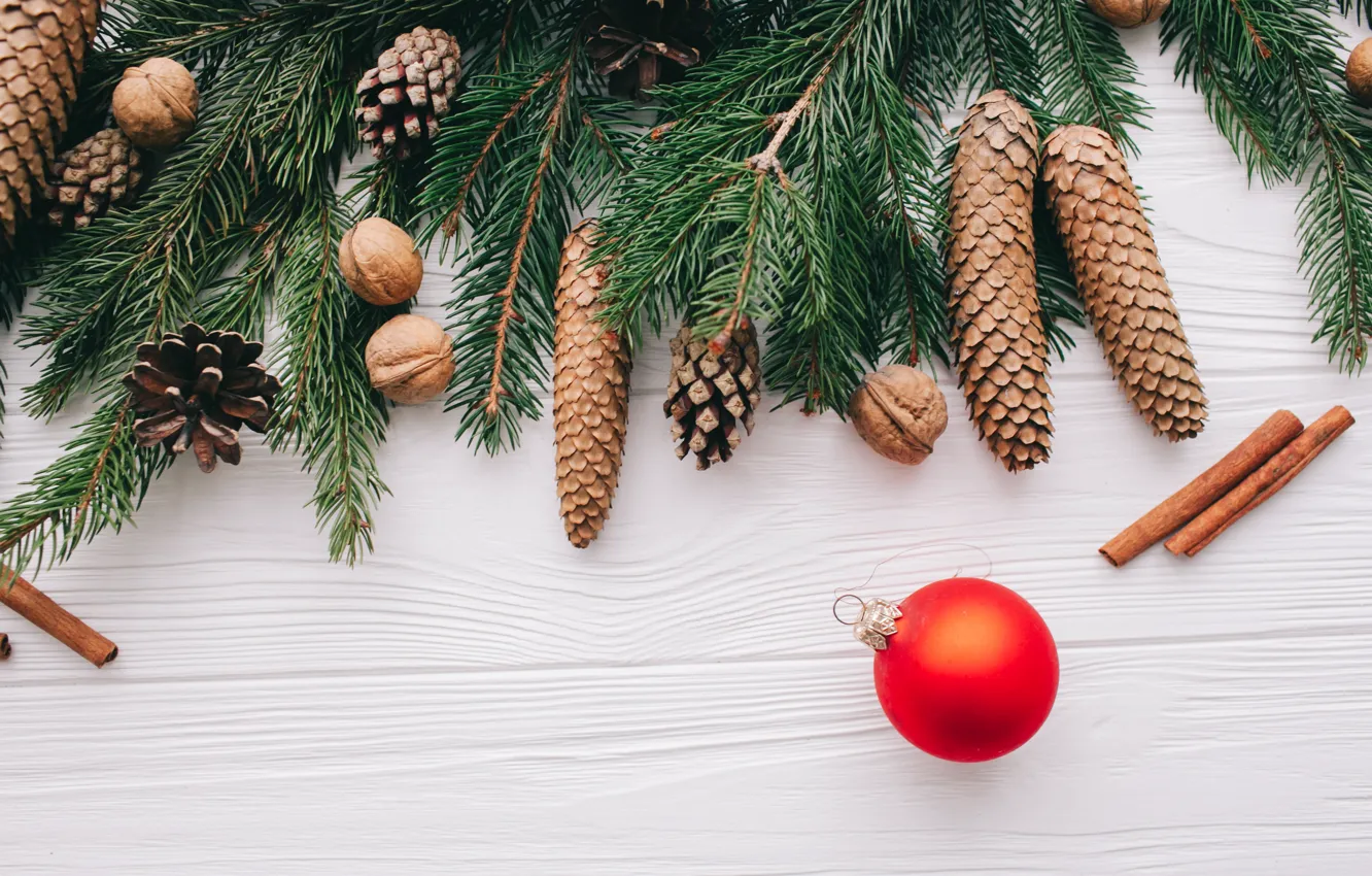 Photo wallpaper decoration, new year, Christmas, Christmas, wood, New Year, decoration, Merry