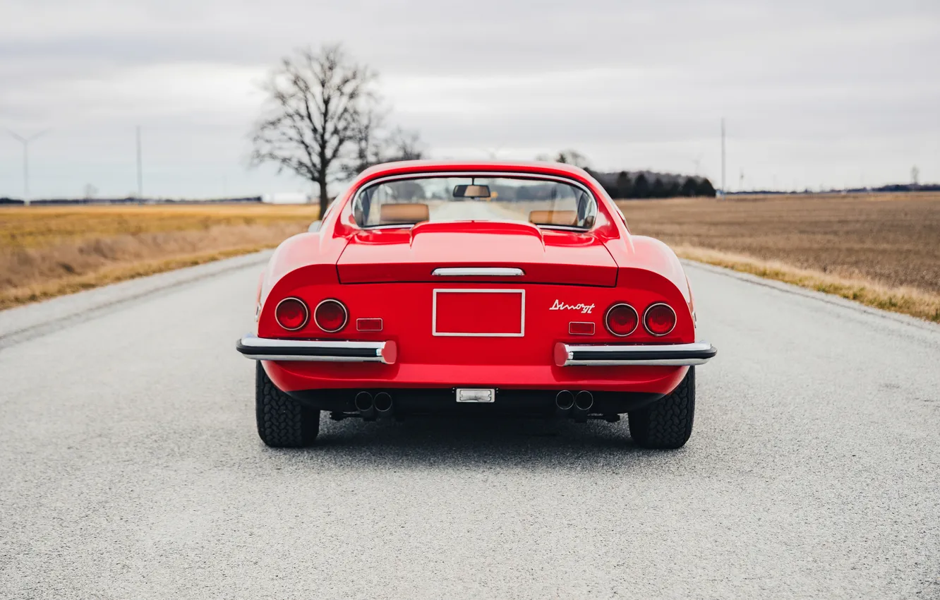 Photo wallpaper Ferrari, 1972, Dino, Ferrari Dino 246 GT