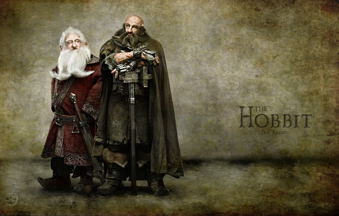 Photo wallpaper dwarf, The hobbit, Dwalin, Balin, Hobbit, The unexpected journey