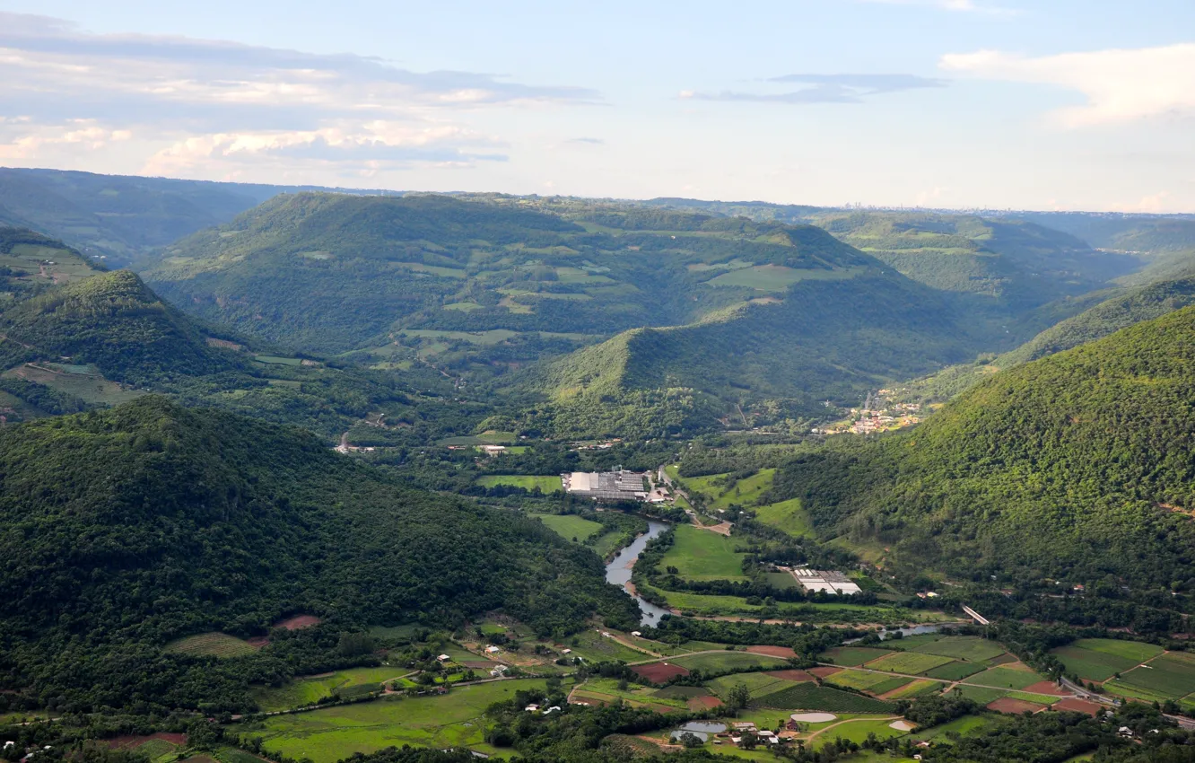 Photo wallpaper nature, landscapes, Brazil, South American, Rio Grande Do Sul