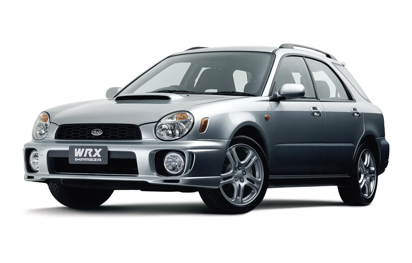 Photo wallpaper Subaru, Impreza, white background, WRX, Subaru, Impreza