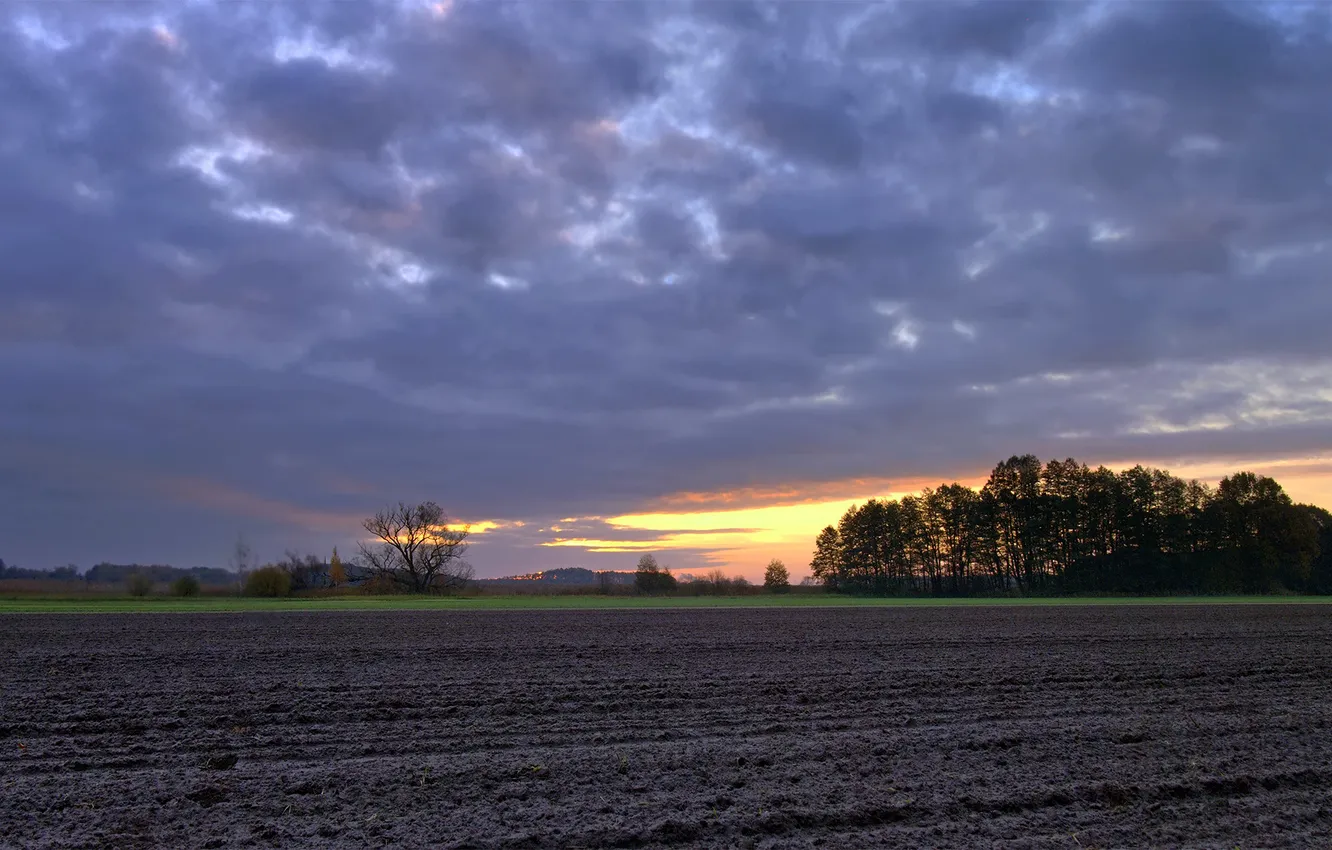 Photo wallpaper field, landscape, Germany, Wallpaper for desktop