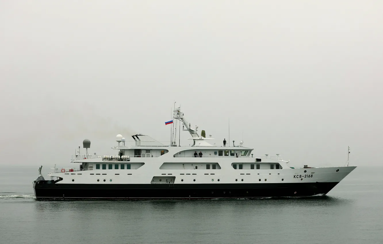 Photo wallpaper fog, ship, Baltika, connection, special