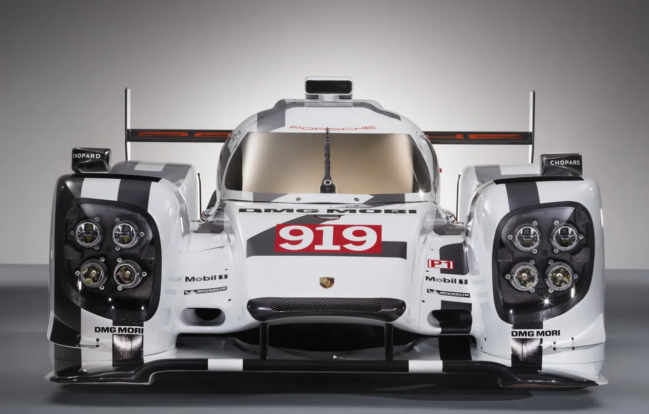 Photo wallpaper Porsche, Lights, LMP1, 24 Hours of Le Mans, 24 hours of Le Mans, 2014, Porsche …