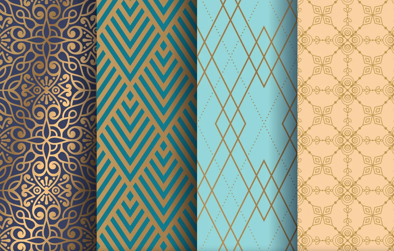 Photo wallpaper background, blue, pattern, beige