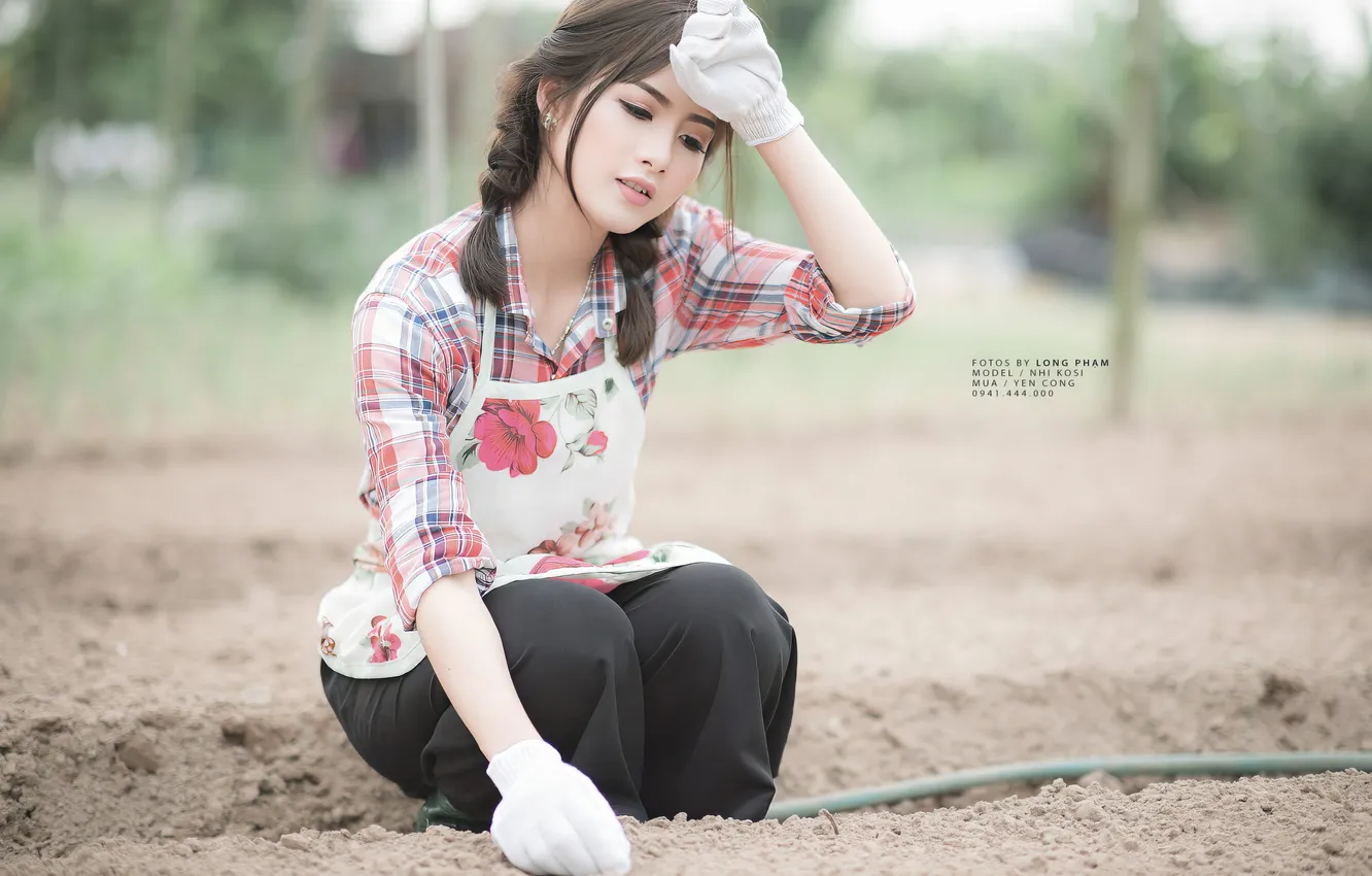 Photo wallpaper China, girl, sexy, girls, woman, model, asian, cute