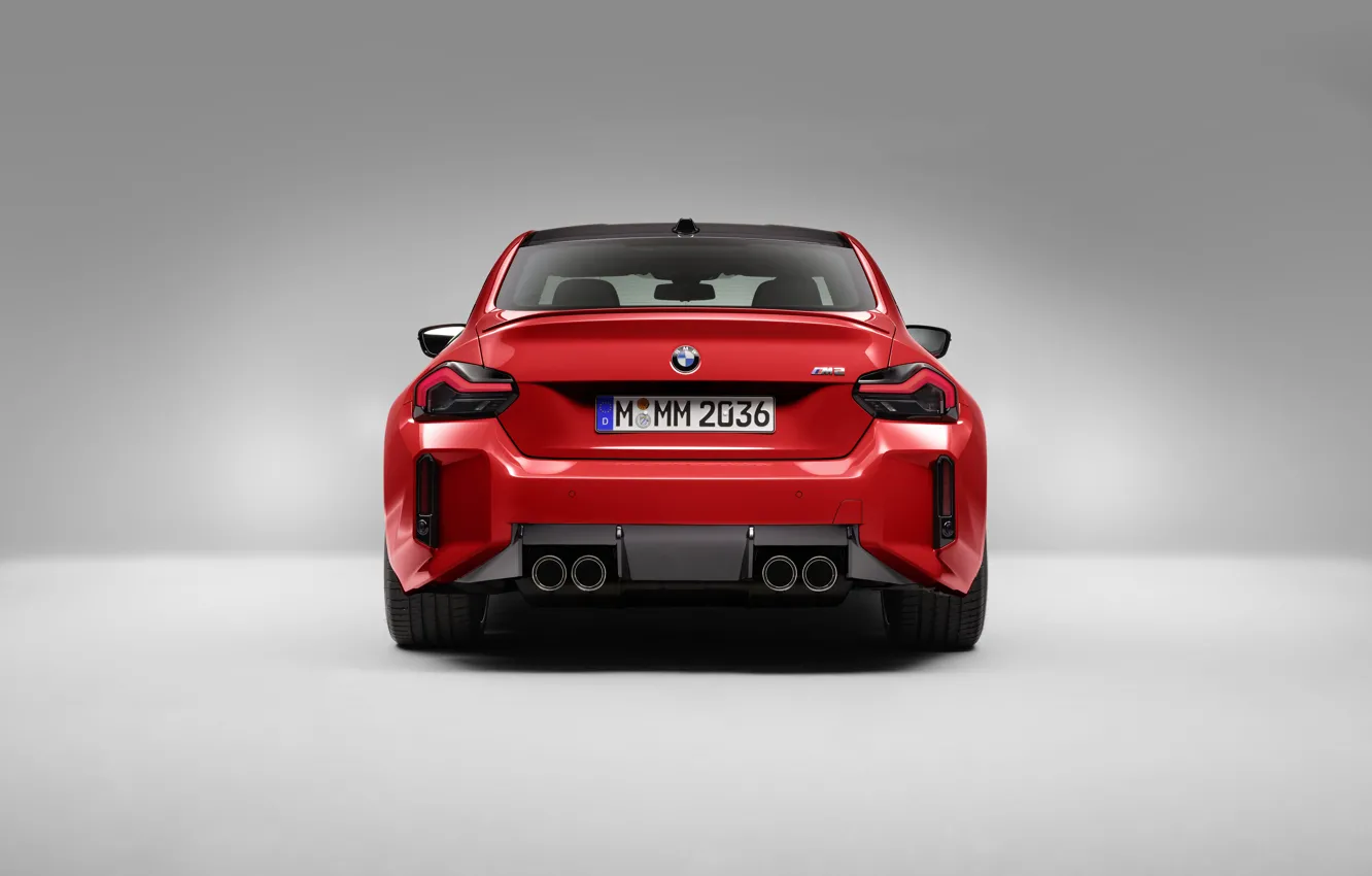 Photo wallpaper rear, M2, BMW M2, G87, 🤢