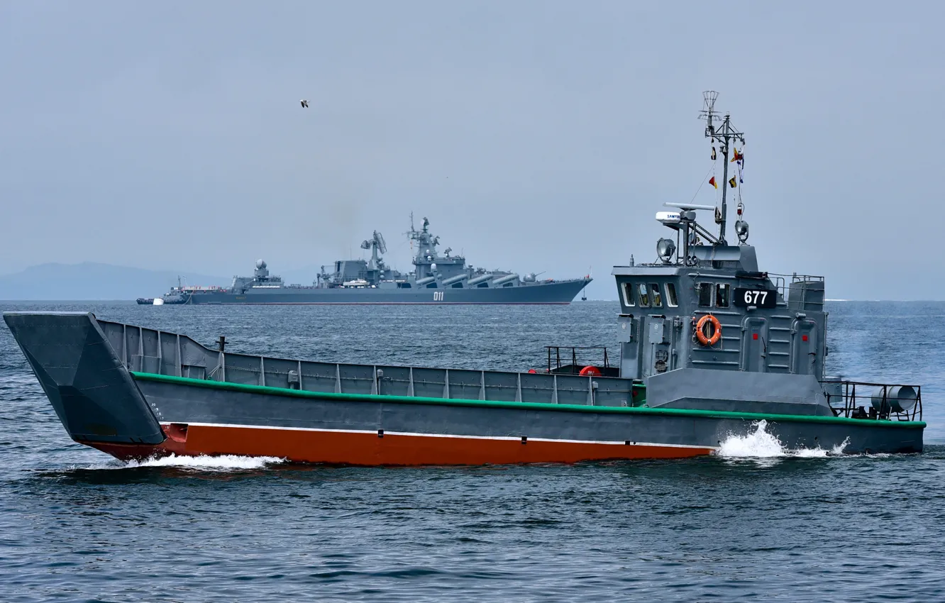 Photo wallpaper sea, boat, Navy, output, exercises, landing