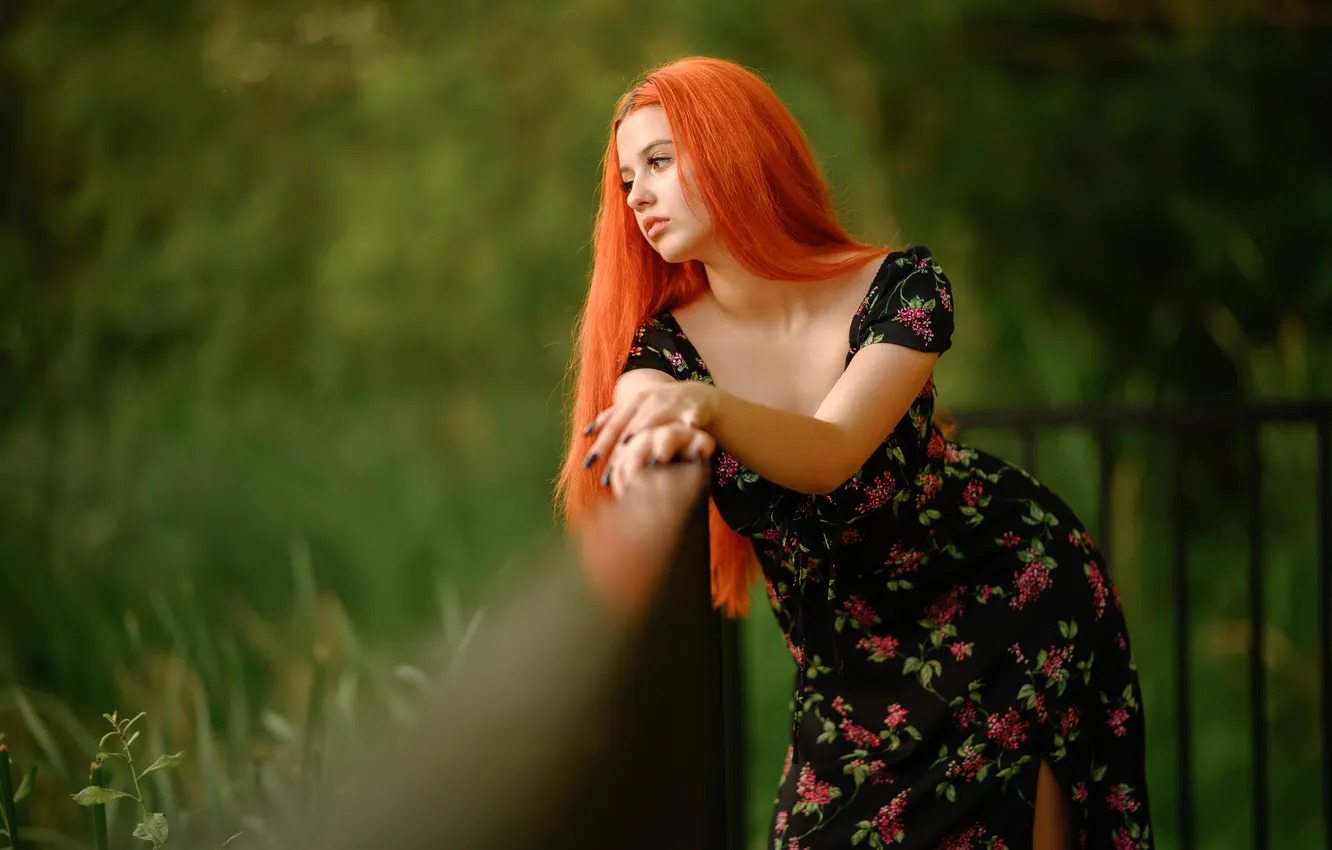 Photo wallpaper girl, portrait, Pauline