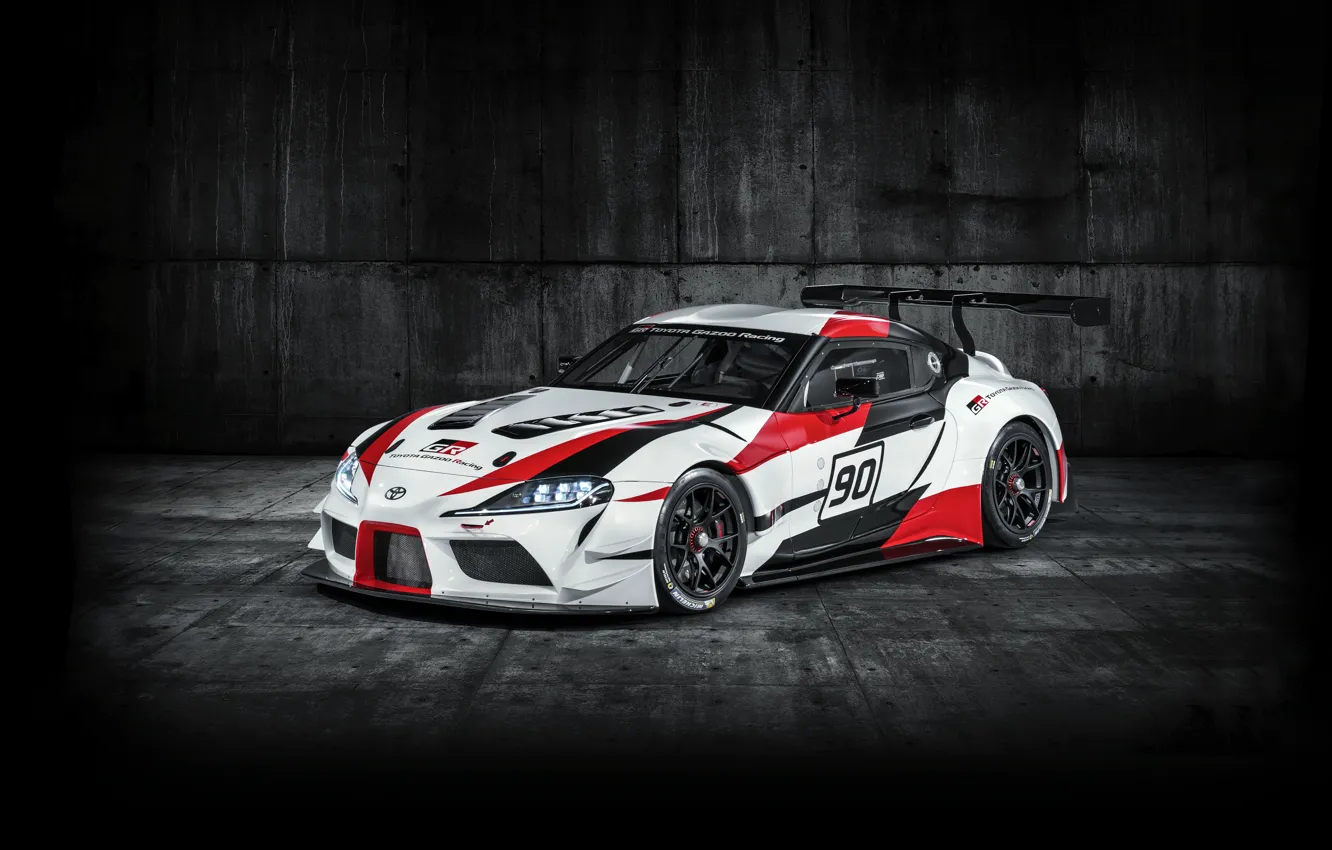 Photo wallpaper Toyota, 2018, wing, racing car, GR Supra Racing Concept