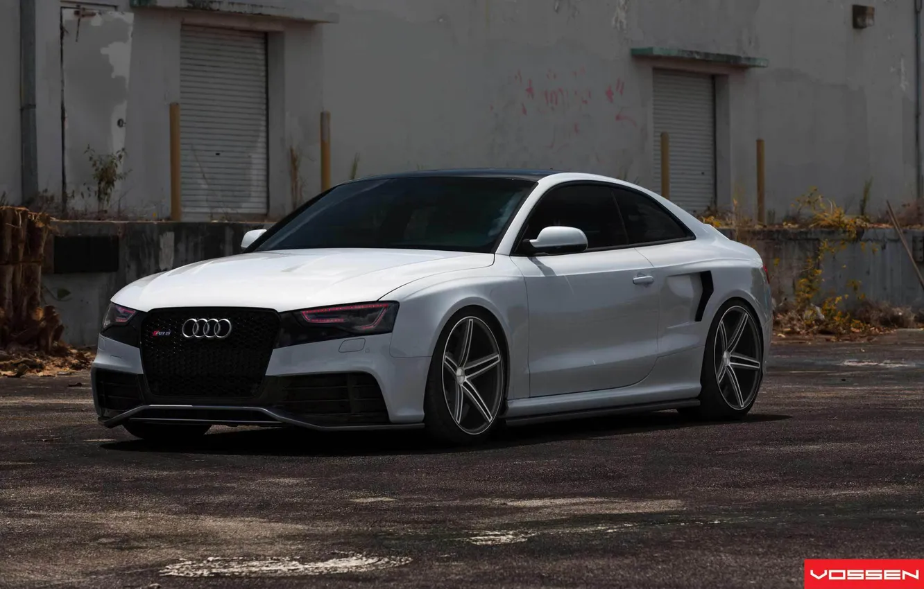 Photo wallpaper Audi, Audi A5, drives, Vossen