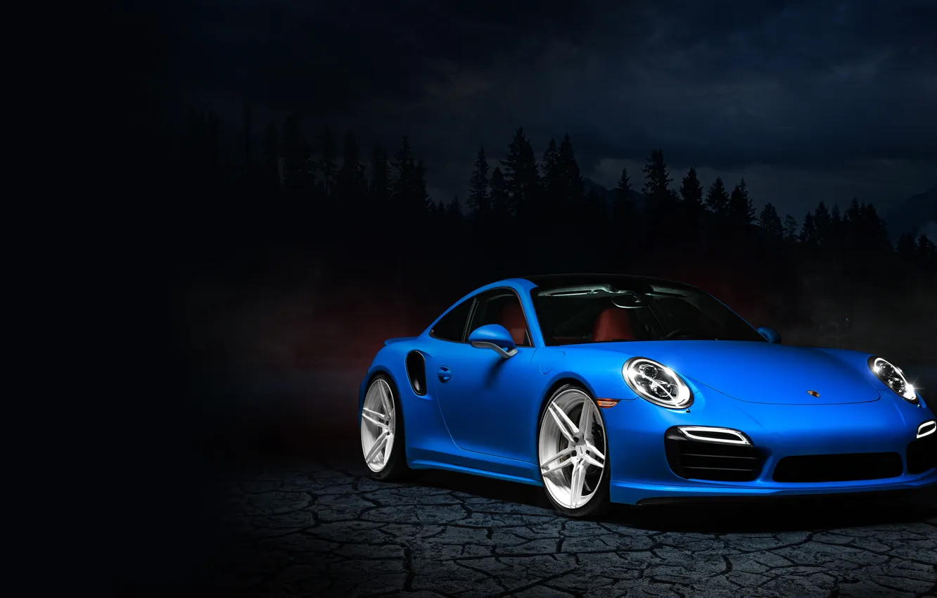Photo wallpaper 911, Porsche, blue, 991, William Stern