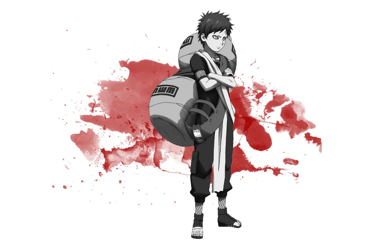 Photo wallpaper Anime, Naruto, Naruto, Gaara, Gaara