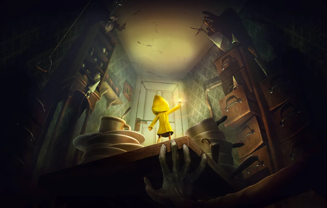 Photo wallpaper the game, horror, nightmares, Bandai Namco Games, Little Nightmares, Sixth, The womb