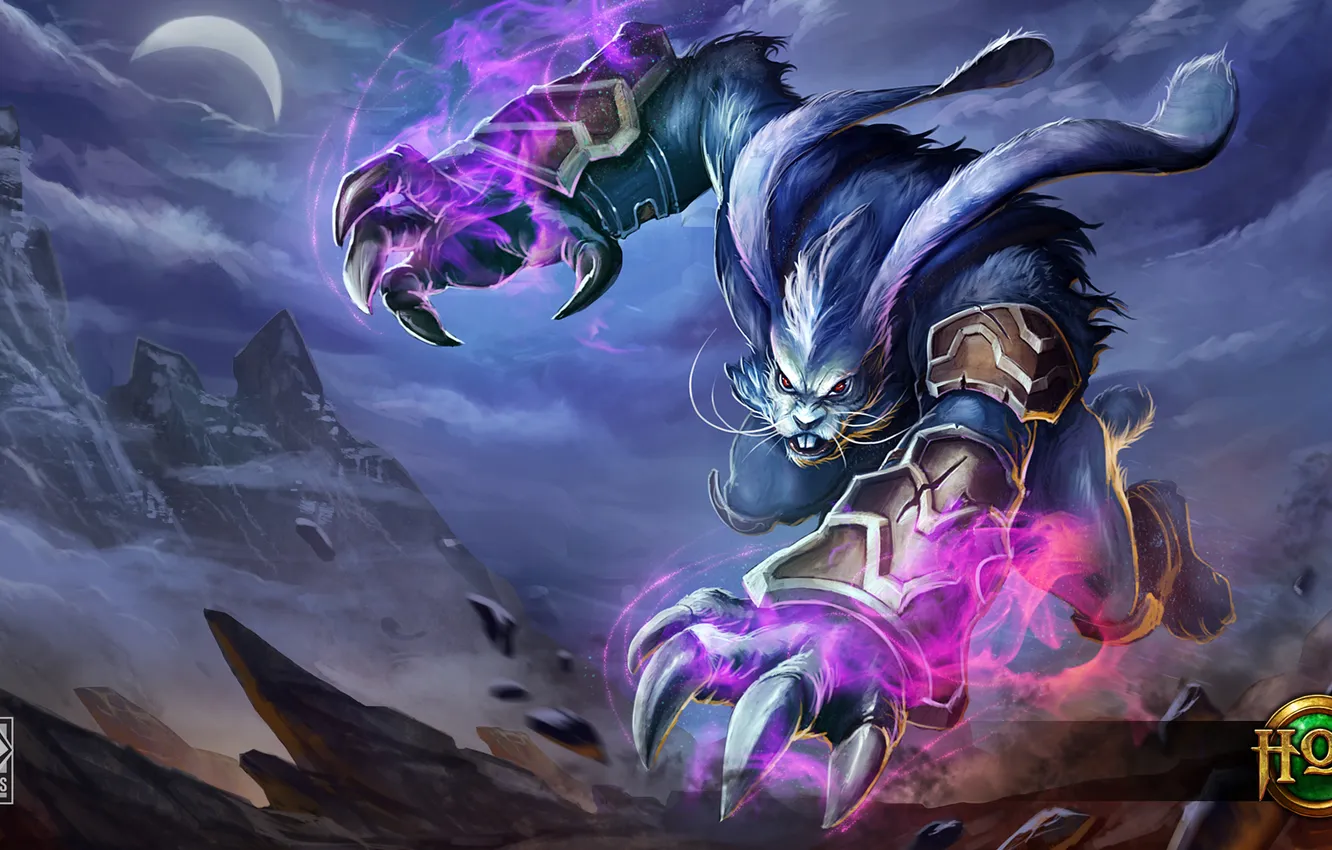 Photo wallpaper Predator, bunny, Heroes of Newerth, Rabid Night Bunny