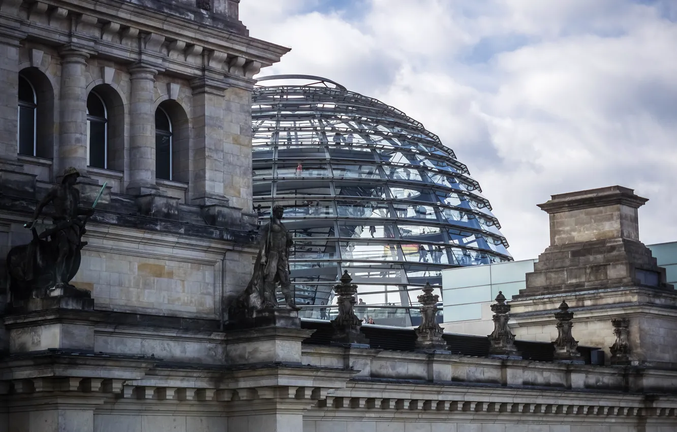 Photo wallpaper Germany, the dome, Berlin, The Reichstag