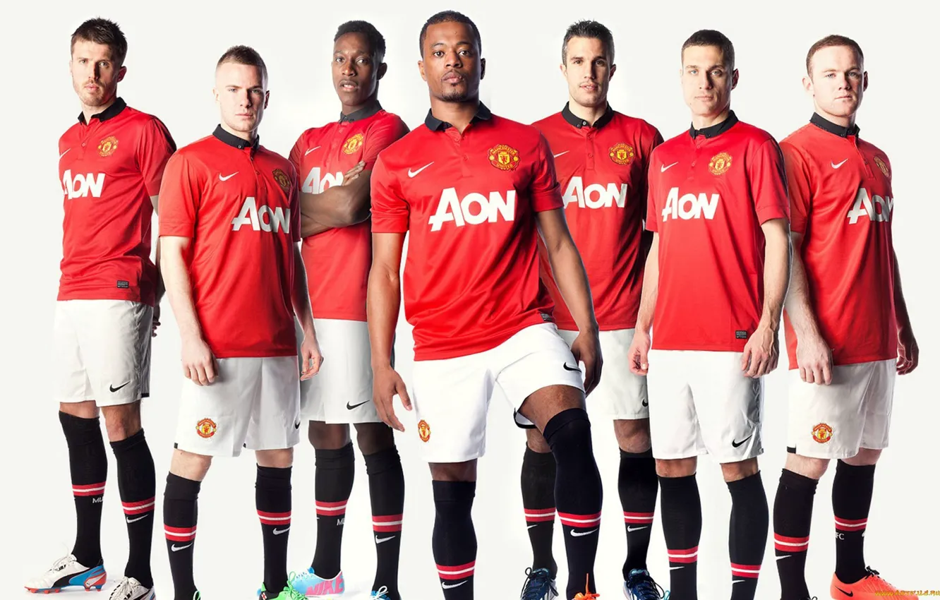 Photo wallpaper football, players, Manchester United, Manchester United, football club