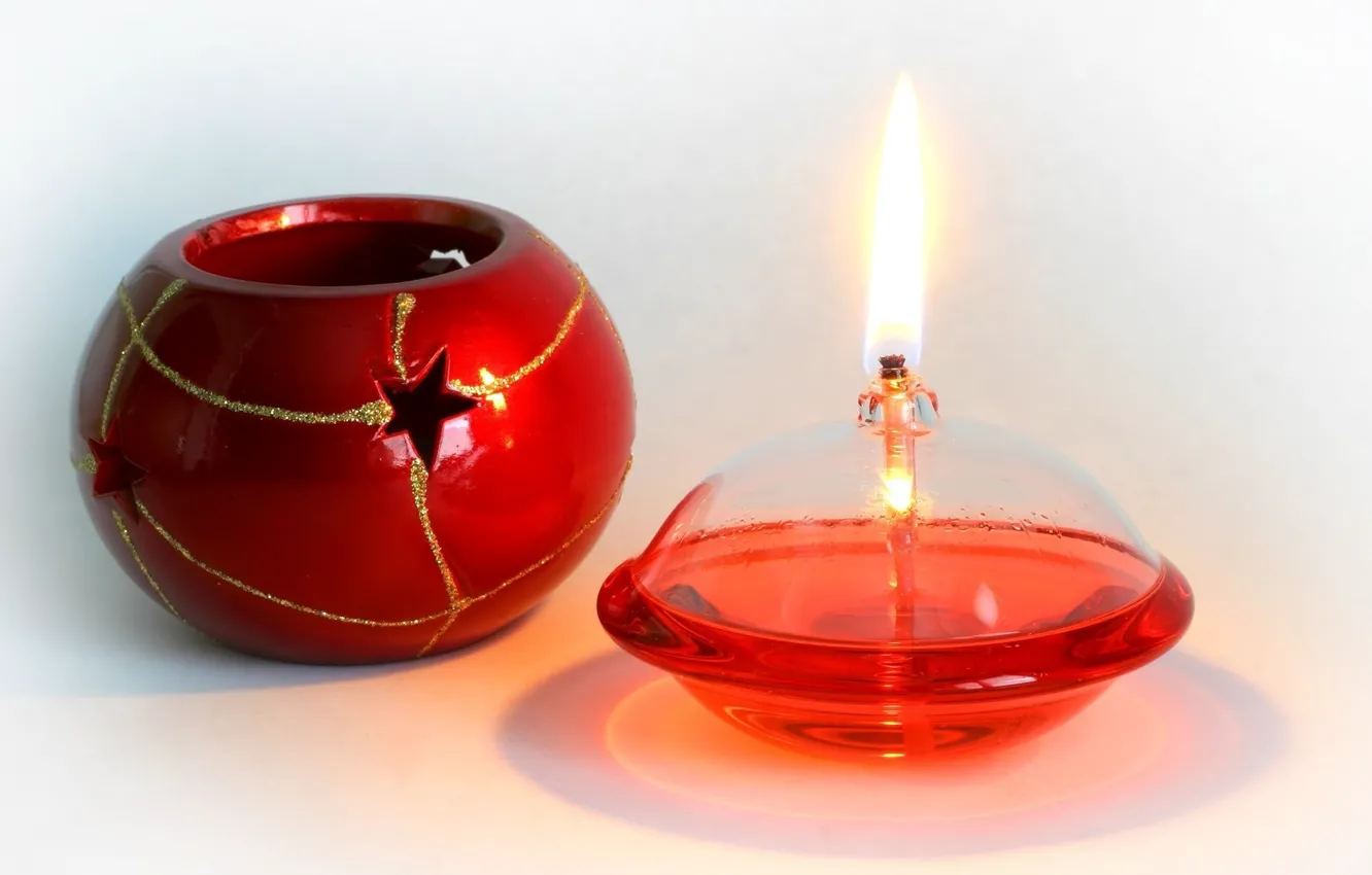 Photo wallpaper background, candles, Christmas