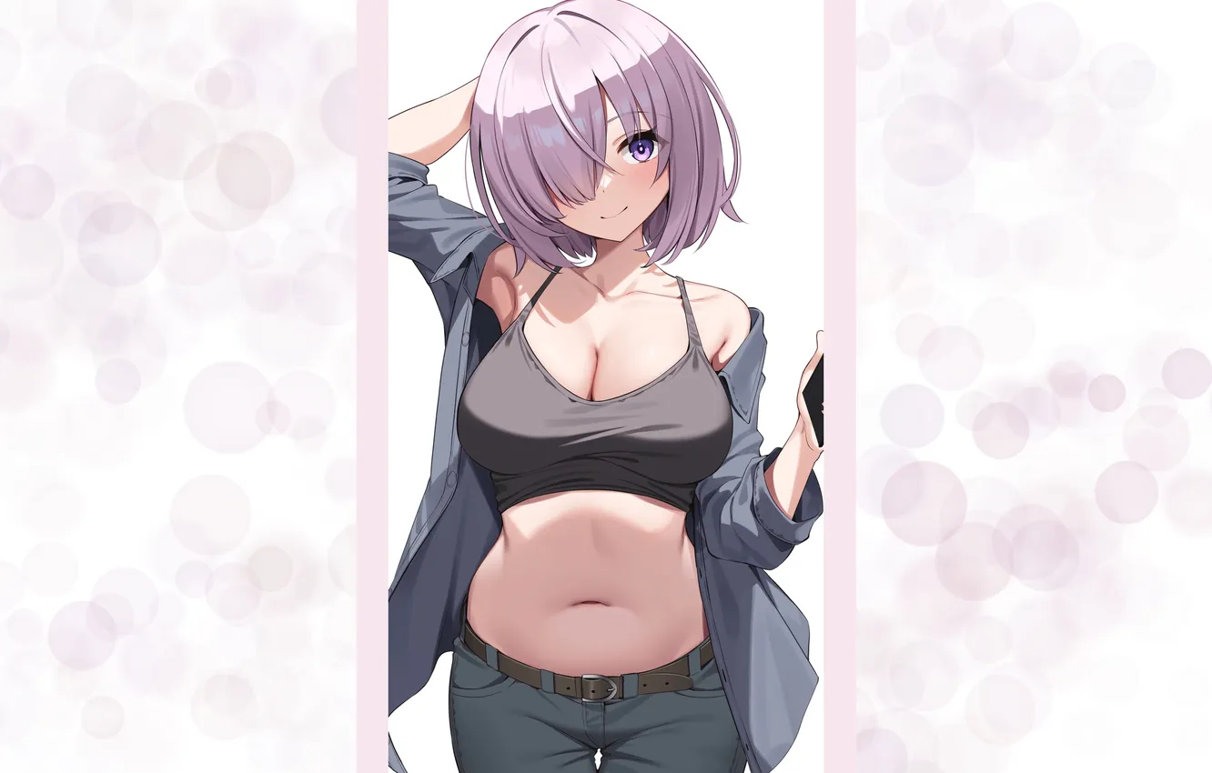 Photo wallpaper kawaii, girl, hot, sexy, boobs, anime, babe, cute