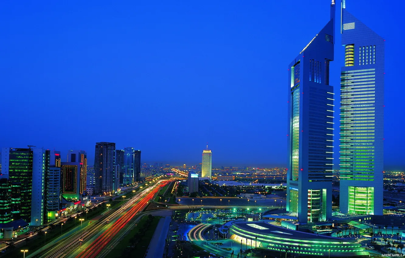 Photo wallpaper Dubai, Jumeirah, Emirates, Towers