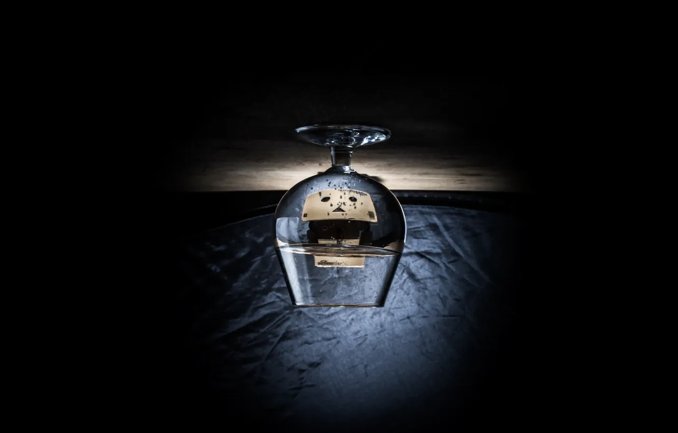 Photo wallpaper box, glass, amazon