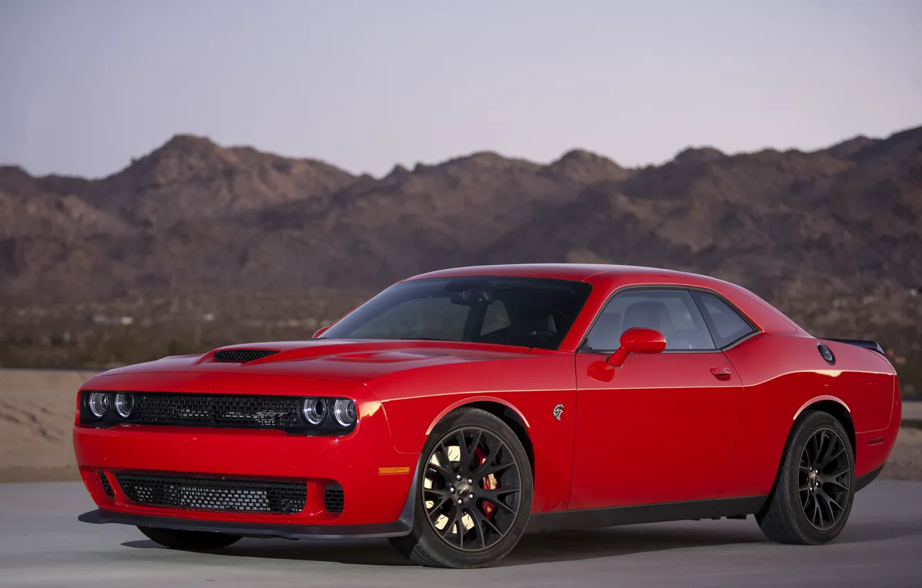 Photo wallpaper Dodge, Challenger, Hellcat, SRT, 2015