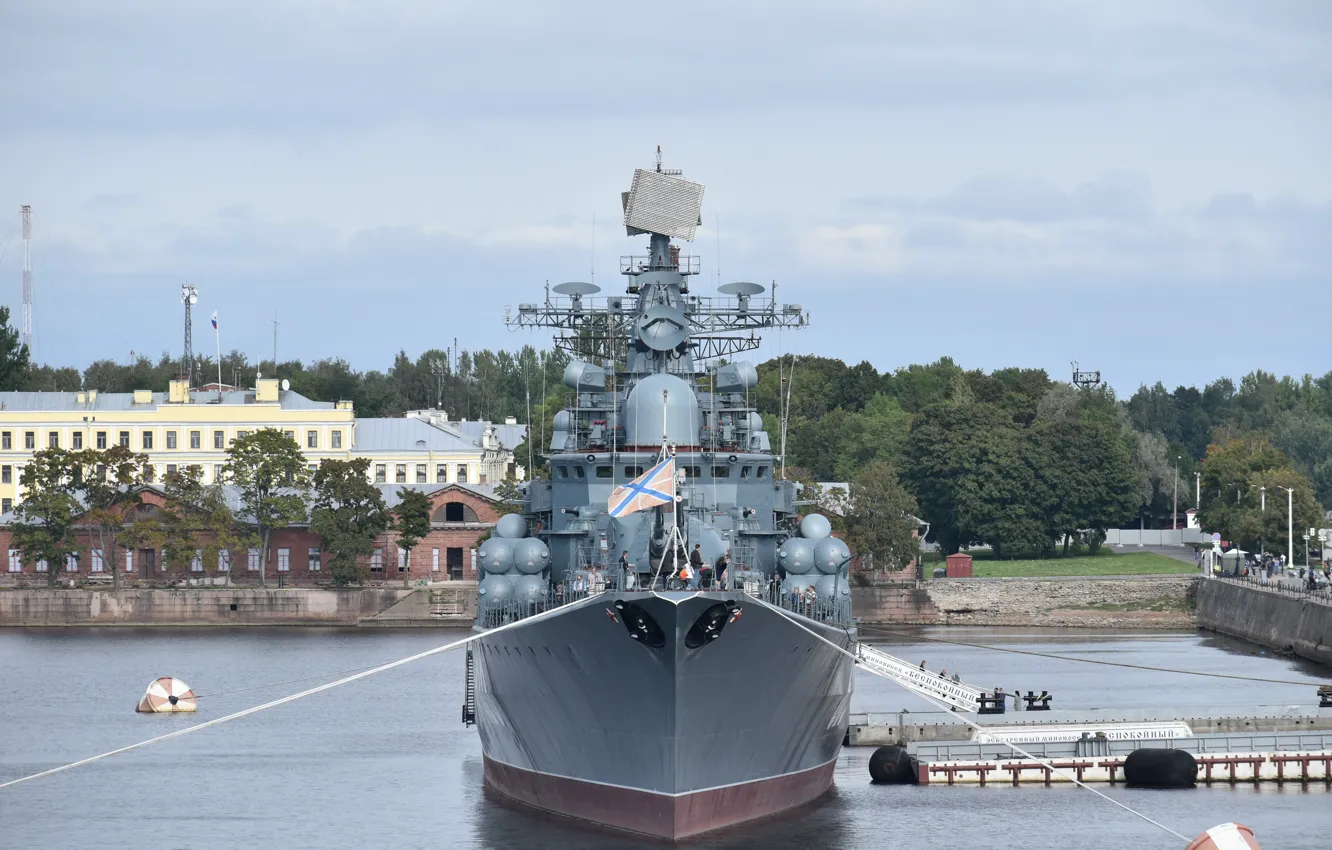 Photo wallpaper ship, Museum, destroyer, the project 956, restless
