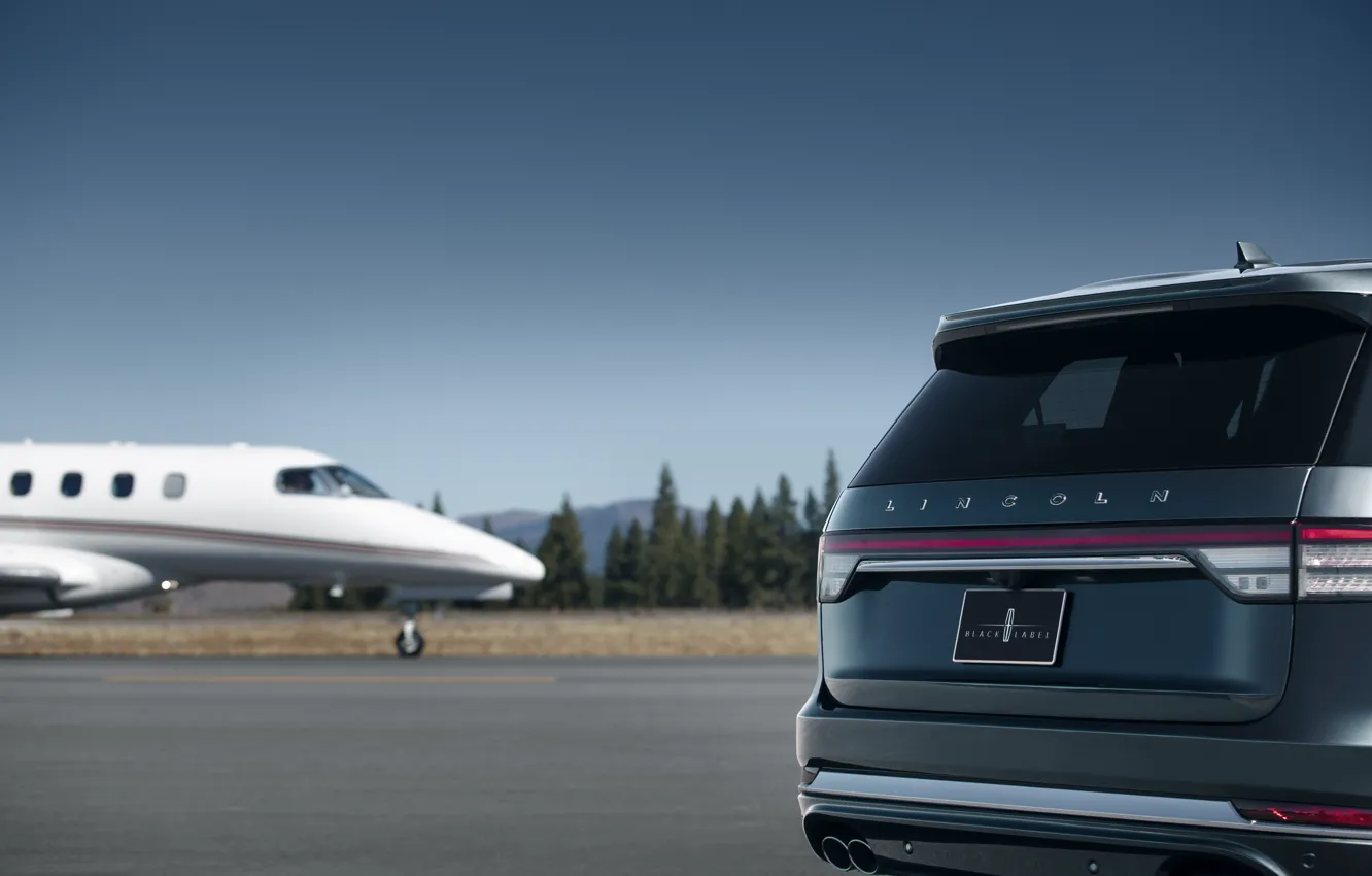Photo wallpaper Lincoln, Business Jet, business jet, Aviator, 2020