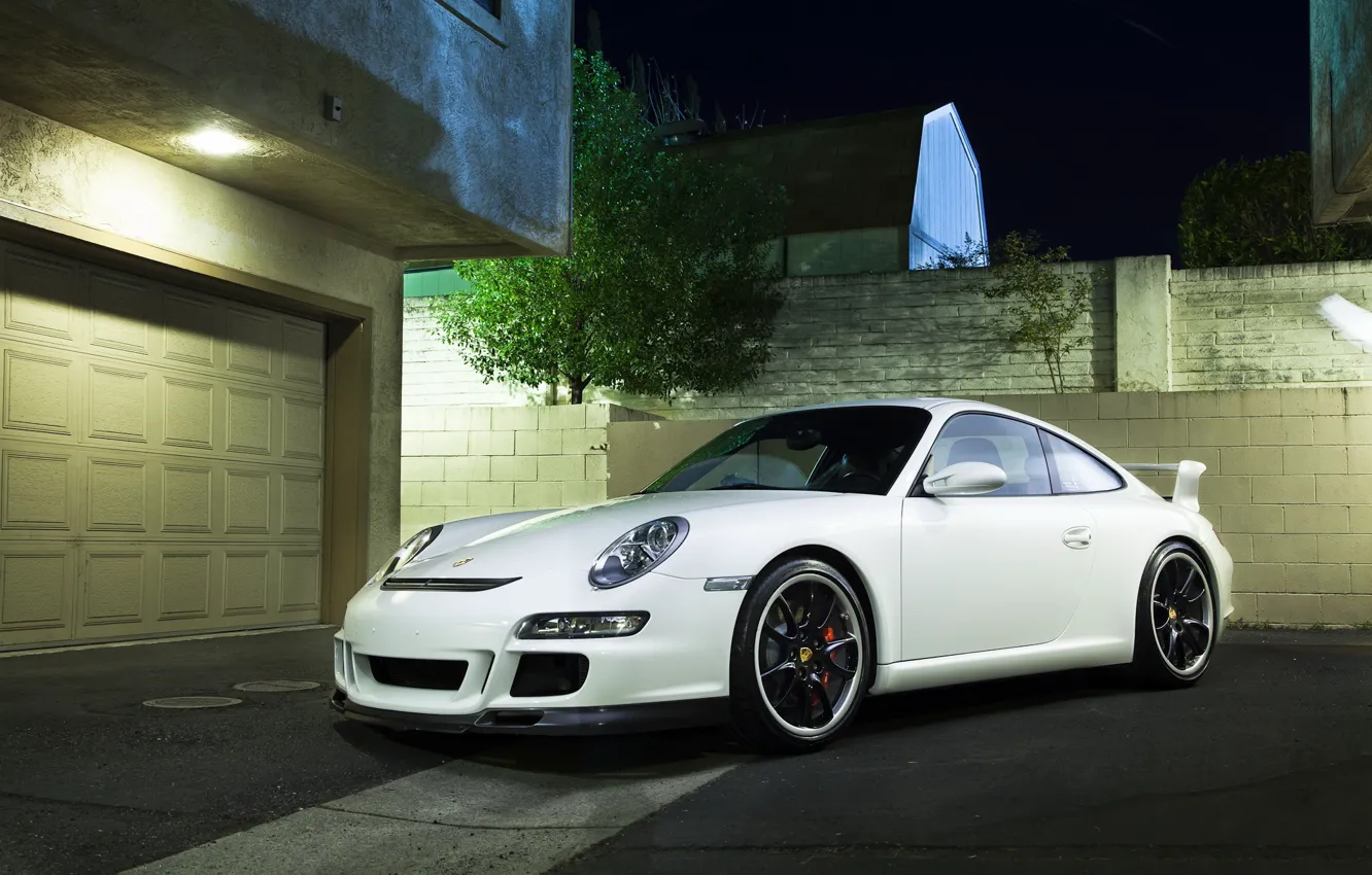 Photo wallpaper 911, Porsche, GT3, Night