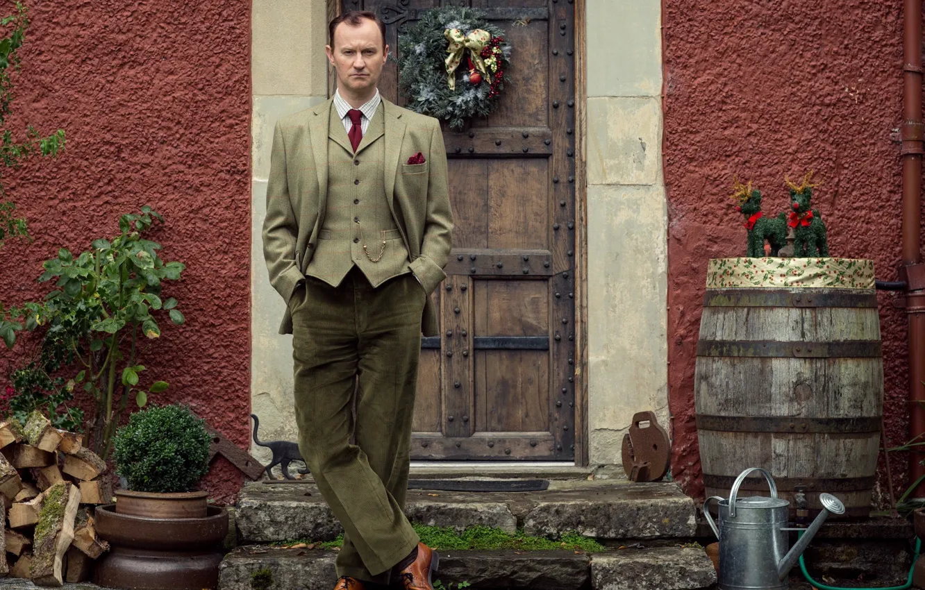 Photo wallpaper Sherlock, Sherlock, Mark Gatiss, Mark Gatiss, Mycroft Holmes, Mycroft Holmes, Mycroft, Mycroft